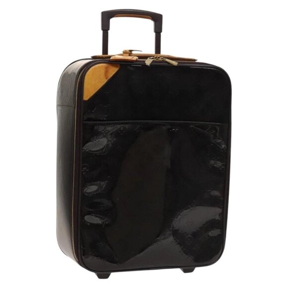 LOUIS VUITTON Monogram Vernis Pegas 45 Suitcase Amarante M91277 LV Auth 133698 - Picture 1 of 16
